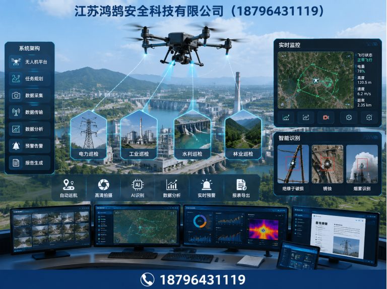 四平无人机巡检系统展示图