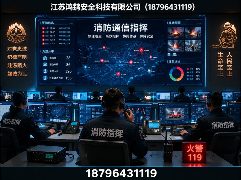 四平智慧消防系统展示图